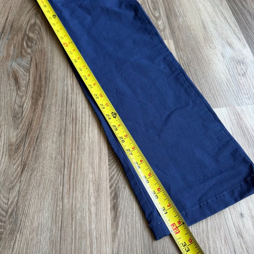 Vineyard Vines Mens On The Go Slim Fit Chino Pants Navy Blue 30x32 Stretch